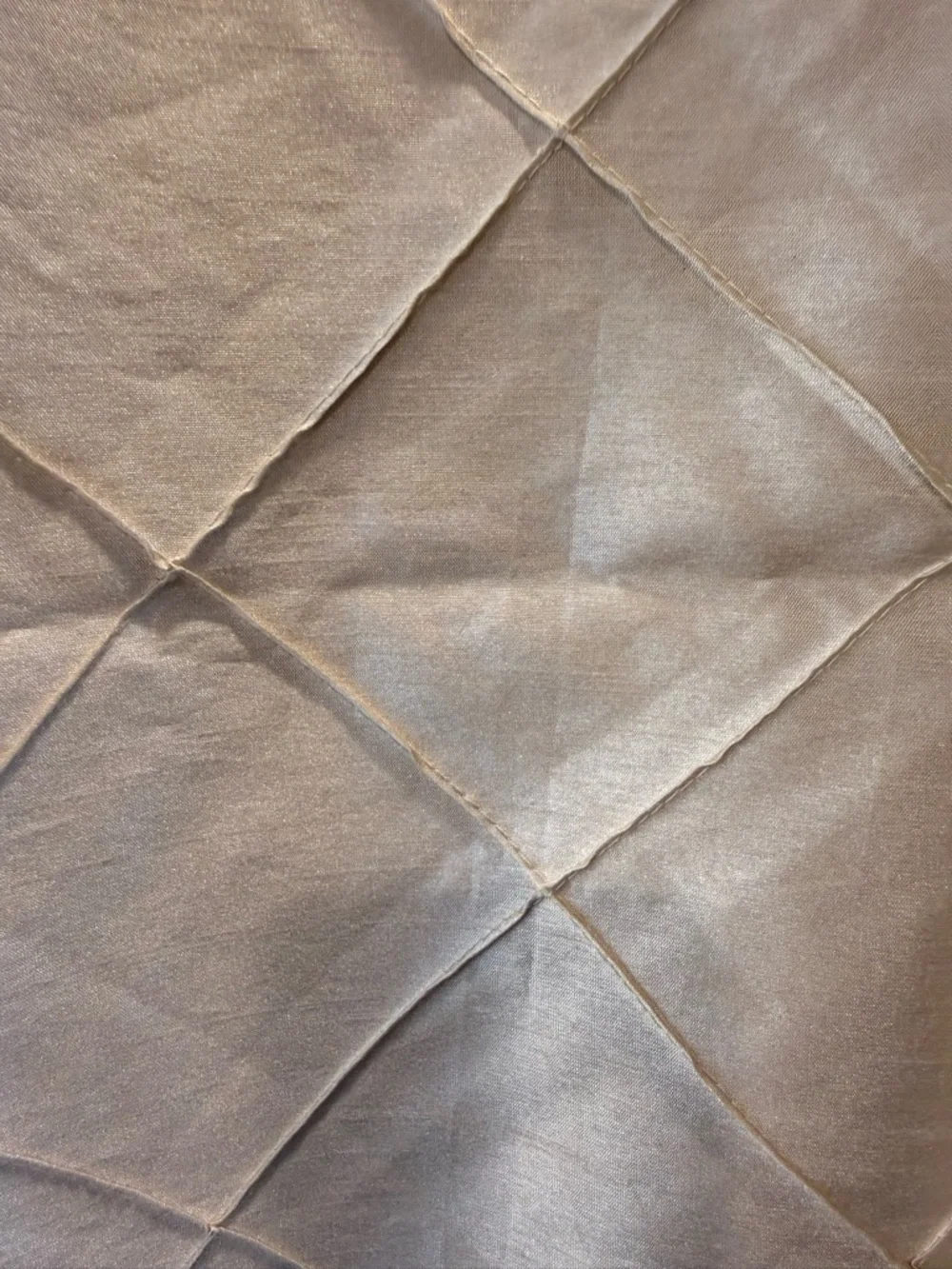 Bombay Neutral Champagne-Tan Textured Shower curtain